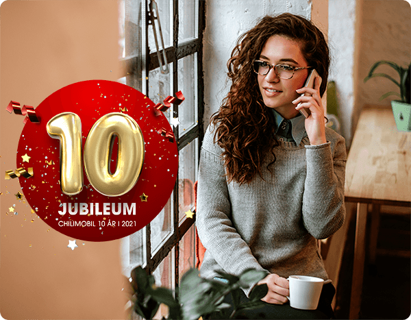 <h3>Siden 2011 har vi gitt</h3>
<h2>Billige mobilabonnement!</h2>
<p>Vi i Chilimobil presser alltid ned prisene. Vi fortsetter å utfordre de etablerte mobilselskapene. Hos oss trenger du ikke å samle flere personer for å få best mulig pris, det er billig for alle, om du er en eller om dere er fler.</p>